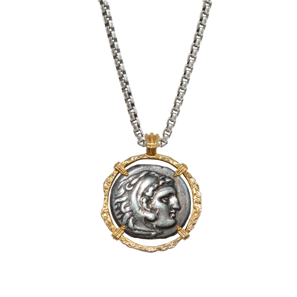 Alexander the 2025 great coin necklace