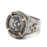 Alexander the Great - "The Visionary" Hammered Ring