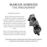 Marcus Aurelius - "The Philosopher" Hammered Ring